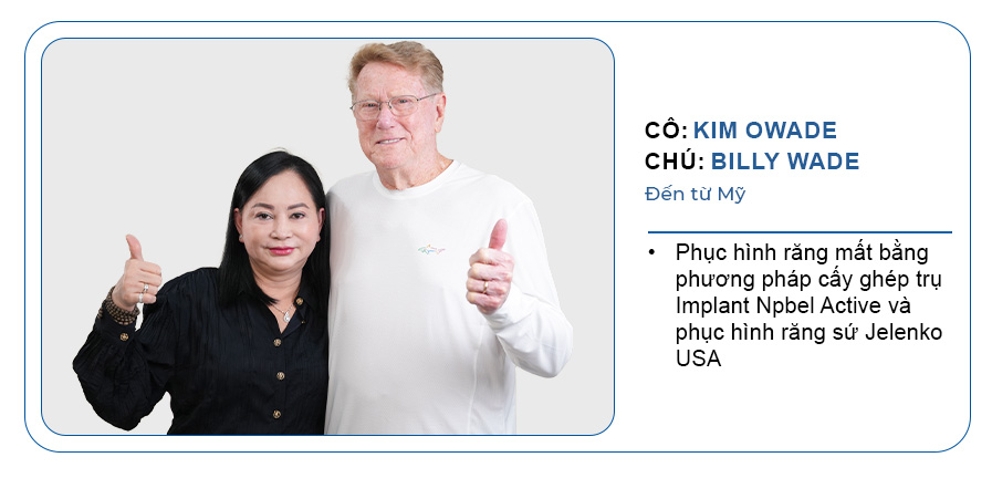 CÔ KIM OWADE & CHÚ BILL WADE